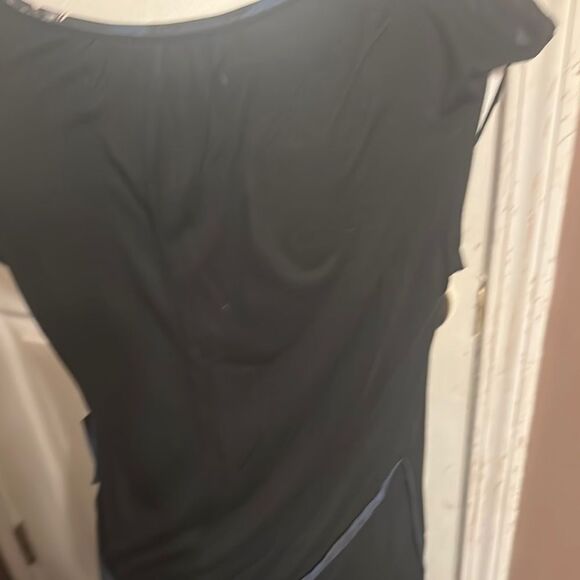 Simply vera Vera   wang Floral Black and Blue Dress with defects nwt pictured - Picture 7 of 9